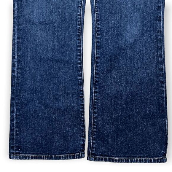 LRL Ralph Lauren Blue Denim Bootcut Jeans Mid Rise Classic Fit Size 12 - Picture 5 of 9
